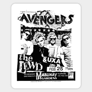 Avengers Punk Flyer Sticker